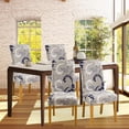 thumbnail image 2 of Dining Room Chair Covers Slipcovers Set of 4, Stretch Kitchen Chair Covers Washable Spandex Parsons Chair Slipcover, Removable Dining Seat Protector for Home or Party, 2 of 6