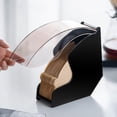thumbnail image 4 of Rbaofujie Clear Acrylic Coffee Filter Coffee Paper Storage Container Filter Paper Dispenser Rack With Proofing Cover Clearance Items, 4 of 8