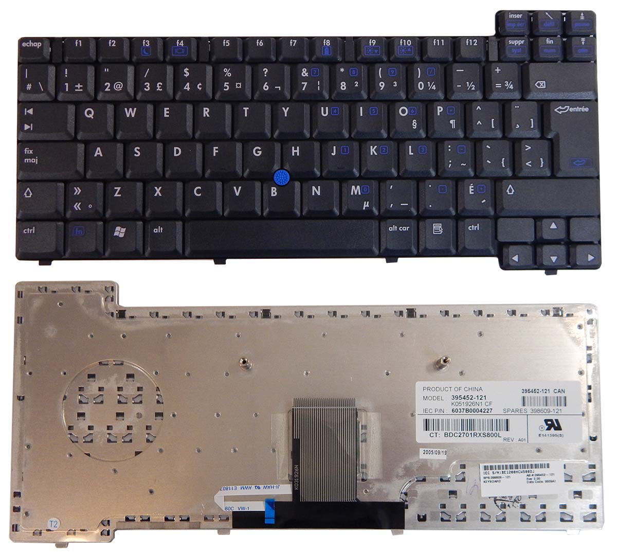 HP Laptop Brazil with Point Stick Keyboard 481112-201
