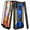 Blue/Gold, variant on For Samsung Galaxy A51 5G [NOT FIT 4G] Case, with Tempered Glass Screen Protector (Full Coverage), Metal Built-in Ring Stand, Full-Body Protective Shockproof Military Bumper Phone Cover (Red/Gold)
