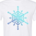 thumbnail image 4 of Inktastic Christmas Blue Ice Snowflake T-Shirt, 4 of 5