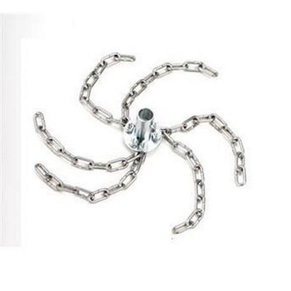 A.W. Perkins Co 7245 8 Inch Chain Whip W/adaptor For Use With Steel Rods