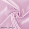 thumbnail image 3 of BLISSFORD Satin Pillowcase with Zipper, for Hair and Skin Care, Feels Soft and Cool Like a Silk Pillowcase, Satin Pillow Cases 2 Pack, Silk Pillow Cover, Pink - Queen Size, Set of 2, 3 of 5