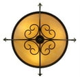 thumbnail image 5 of Meyda 130048 25 in. Alaine Semi-Flushmount - Victorian Contemporary, 5 of 6