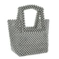 thumbnail image 2 of YIFEI Women Macaron Colored Acrylic Beaded Tote Handmade Bags for Wedding Evening Party, 2 of 5