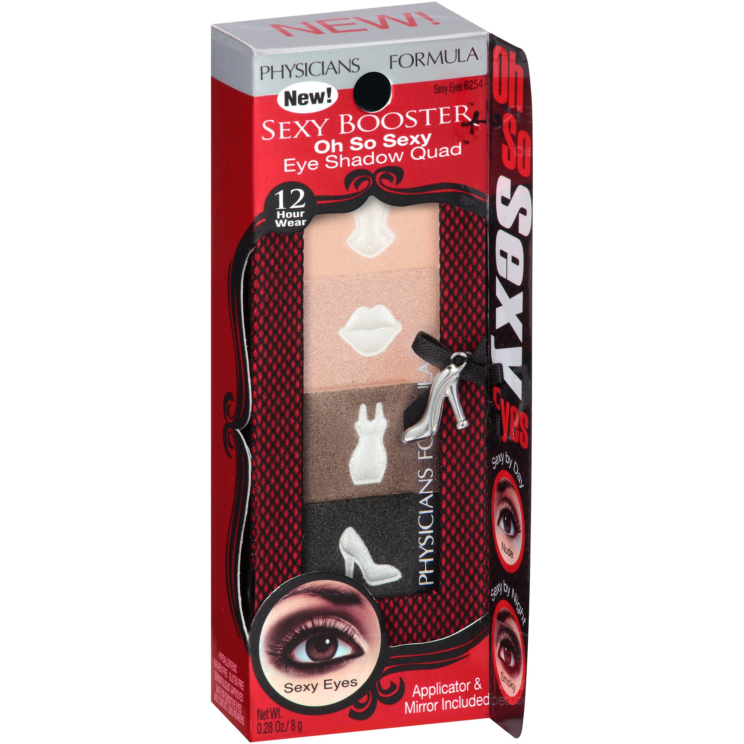 Physicians Formula Sexy Booster 2 Oh So Sexy 6254 Eye Shadow Quad .28 oz. Box