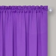 thumbnail image 3 of Eclipse Tricia Room Darkening Curtain Panel Pairs, Purple, 3 of 6