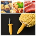 thumbnail image 3 of Barbecue Forks Set For Corn Holders Kitchen Tool Stainless Steel Twin Prong Skewers Include 10 12 20 24 Pcs Practical Barbecue Accessory For Outdoor Grilling, 3 of 3