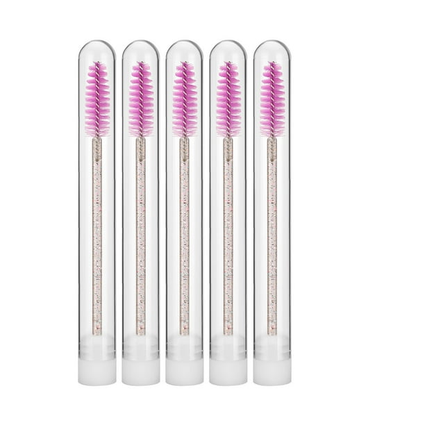 Vogacara 5 piezas de cepillo de pestañas de un solo uso, cepillos para mujeres, aplicador de extensión, ligero, antideslizante, rizador de pestañas, Protección de la piel tipo 5 Vogacara CE014515-05
