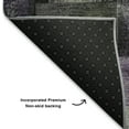 thumbnail image 5 of Addison Rugs Mayfield Premium Machine Washable Transitional Stripes Sage Rectangle Rug, 3' x 5', 5 of 7