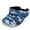 Blue Drip Camouflage, variant on Chririnla Flame Pattern Empty Top Sun Visor, Polyester Fabric Adjustable Back Strap Sun Visor Cap Breathable Top Visor Hat for Women