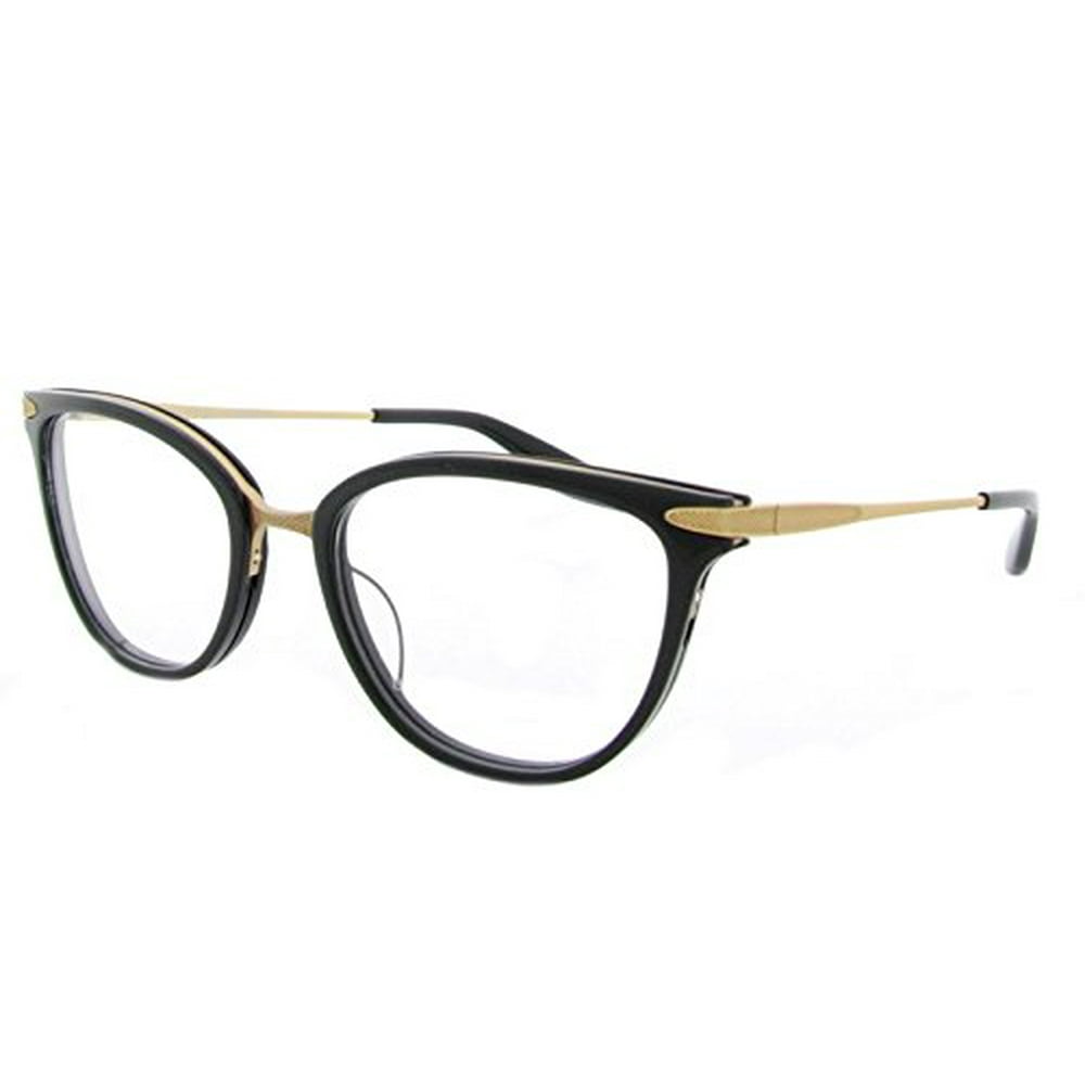Barton Perreira Eyeglasses 'Mary Jane' Black Brush Gold - Walmart.com ...