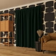 thumbnail image 2 of Sun Zero Malmo 1-Piece Theater Grade Extreme 100% Blackout Rod Pocket Curtain Panel, 52"X63", Evergreen, 2 of 9