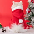 thumbnail image 5 of Pet Christmas Costume, Red Reindeer Cape with Hood and Antlers, Soft Polyester, Festive Holiday Attire for Cats and Small Dogs,Vsgery, 5 of 8
