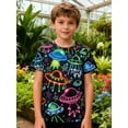 thumbnail image 3 of Aideaone Boys Girls T-Shirts 3D Graphic Shirts Kids Cool Short Sleeve Tees Size 4-14T, 3 of 8