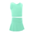 thumbnail image 6 of MEZZALL Girls Outfits Sets Toddler Playwear Active Summer Outfits Vest Romper Casual Sports Clothes For Kids 4-7 Comfortable Stretchy Waist Dailywear Birthday / XL, 6 of 9