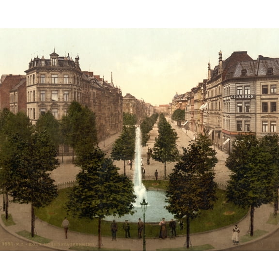 Print: Hohenstaufenring, Cologne, The Rhine, Germany, circa 1890