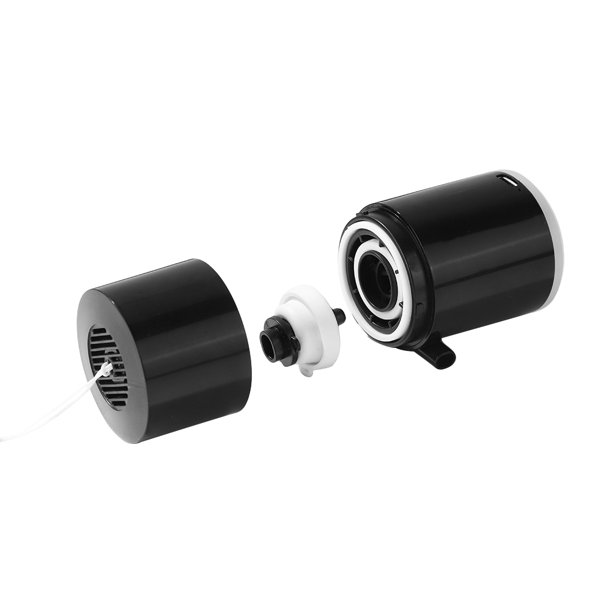 USB Mini colchoneta inflable al aire libre bomba de aire Camping iluminación de emergencia (negro) Ehuebsd Para estrenar