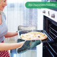 thumbnail image 2 of Yayeee Pot Holders Kitchen Heat Resistant with Pocket 7"x9.8" Cotton Oven Cooking Hot Pads, Black Marble, 2 of 7