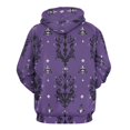 thumbnail image 3 of Halloween Purple Men's Women New Sweatshirt Hoodie Men's Plus Size Sweatshirt Hooded Sweatshirt 3d Printed Street Men's Cloth, 3 of 6