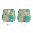 thumbnail image 5 of Fotbe Colorful Palm Leaves Womens High Waist Running Shorts Athletic Workout Quick Dry Shorts for Women with Pockets Gym Yoga Summer Shorts-X-Large, 5 of 9
