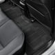 thumbnail image 3 of Tapetes de Goma Resistentes Delanteros y Traseros para Coche, SUV, Furgoneta, camión, Color Negro, 3 Piezas, protección para Todo Tipo de Clima con diseño de Ajuste Universal, 3 of 5