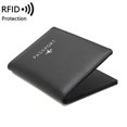 thumbnail image 3 of Bolsa de pasaporte con cepillo antirrobo RFID, bolsa de identificación multifunción para hombres y mujeres, billetera de viaje, porta billetes, 3 of 4