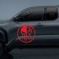 thumbnail image 4 of 2pcs We The People Sticker Decals 1776 Distressed American USA Flag Skull Decal, Patriotic Vinyl Decal for Auto Car Truck SUV Window, 4 of 6