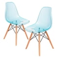thumbnail image 1 of Sillas Modernas Gaon Clear 2 Piezas Azul, 1 of 8