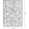 thumbnail image 2 of GFDYREE Small Flower Frame Background Cutting Dies Stencil Metal Template Molds, Embossing Tool Flower Die Cuts for Card Making Album Paper Scrapbooking DIY Décor Dies Craft, 2 of 7