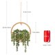 thumbnail image 2 of Plantas colgantes artificiales Floweroyal con cordón, 2 of 7