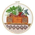 thumbnail image 2 of GUOOL Handmade Embroidery Needlepoint Crafts With Embroidery Hoop, Color Threads, EC008, 2 of 9