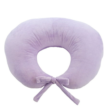 My Blankee Nursing Pillow With Minky Solid Slipcover Lavender