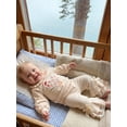 thumbnail image 5 of RUINIXCW Toddler Girls Fall Outfits Floral Chicken Embroidery Ruffle Sweatshirt and Elastic Bow Flare Pants Set 2 Piece Clothes, 5 of 9