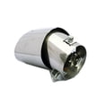 thumbnail image 4 of Car Exhaust Muffler Tip Exhaust Pipe Modified Chrome Stainless Rear Tail Round, 4 of 4
