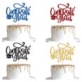 thumbnail image 7 of Pebbuoy Congratulations 2024 Graduation Cake Topper Congrats Grad Cake Decor Graduation Party Decorations Supplies, 7 of 7