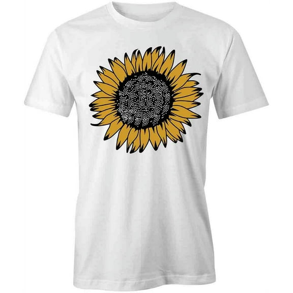 Sunflower T-Shirt | Pretty Flowers White Tee Gift