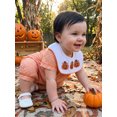 thumbnail image 4 of Cjfdfy Newborn Baby Girl Boy Halloween Outfit Infant Baby Girls Boys Summer Fall Clothes Plaid Gingham Bubble Romper Cute Pumpkin Embroidered Short Sleeve Jumpsuit Playsuit Holiday Clothes, 4 of 9