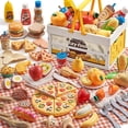 thumbnail image 1 of Juguete de pícnic con paja de trigo Play Food Set Comirth, 83 piezas, 1 of 8