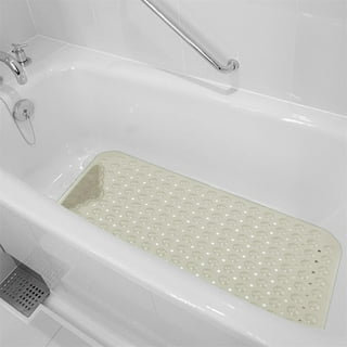 Marine & RV Non Slip Bath Mat Large Shower Bathroom Clear Gray Tub