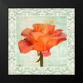 thumbnail image 2 of Greene, Taylor 12x12 Black Modern Framed Museum Art Print Titled - DAMASK ROSE I, 2 of 5