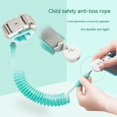 thumbnail image 1 of Correa para niños con muñequera antipérdida con cerradura de llave Correa para bebé mejorada con pulsera de seguridad para bebés, niños pequeños y niños (6,56 pies/2 m, verde), 1 of 5