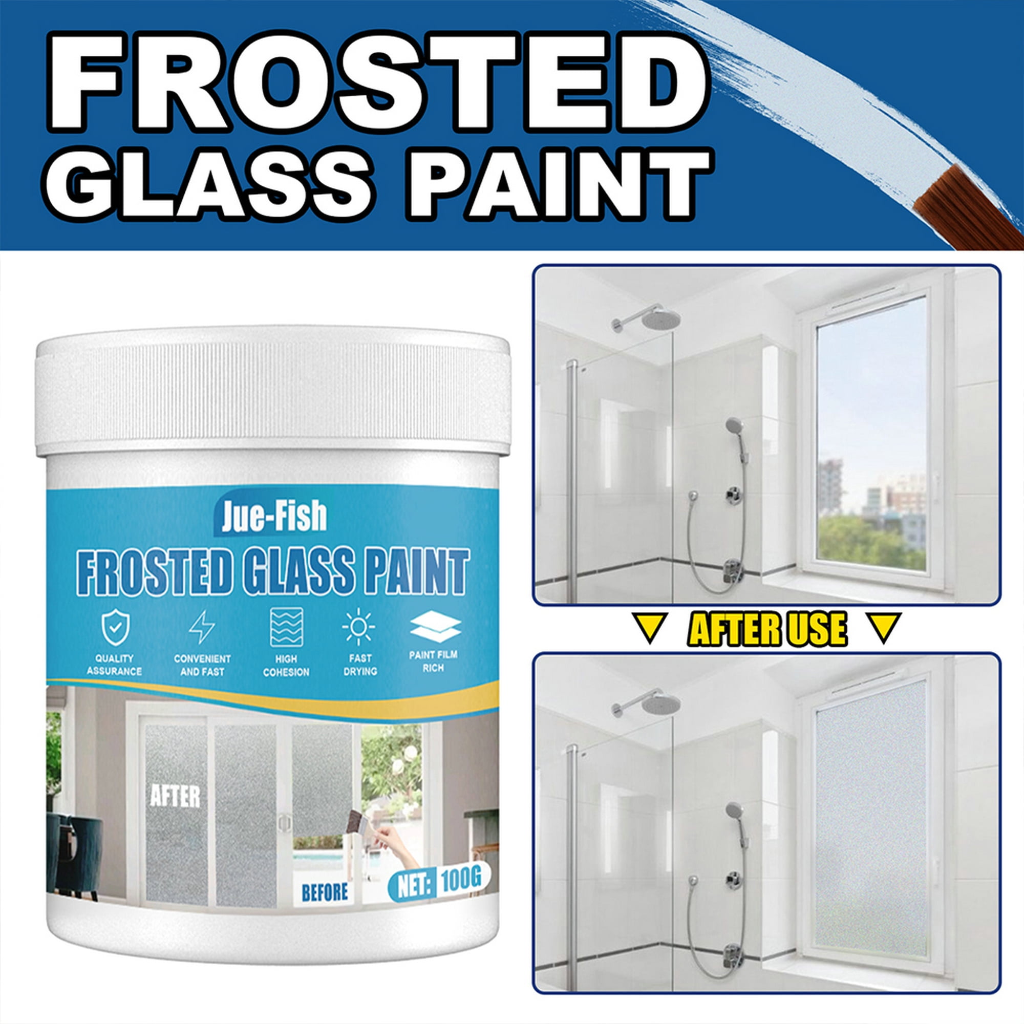 Kiluex Frosted Glass Paint Door And Window Blackout Frosted Glass Paint