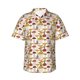 thumbnail image 1 of Balery Mushroom Camisas hawaianas de manga corta para hombre, camisas playeras de corte holgado, camisas de vacaciones con botones,Large, 1 of 7