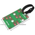 thumbnail image 2 of Gaeub One Size Printed Travel Luggage Identification Tags, Golf Bag Tags with Information Bar on The Back - 3.4 x 2.1 inch, 2 of 8