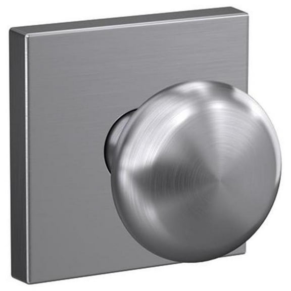 Schlage FC172PLY626COL Custom Plymouth Non-Turning Two-Sided Dummy Door Knob Set - Chrome