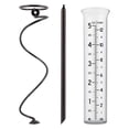 thumbnail image 3 of Monstrate Rain Measuring Cup Garden Gauge Gauging Tube Double Measurement Tools Scale Accurate Meter for Yard Decoration Paraguas de lluvia, 3 of 6