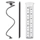 thumbnail image 3 of Bearachild Rain Measuring Cup Garden Gauge Gauging Meter Measurement Double Scale Tube Accurate Tools for Yard Decoration Paraguas de lluvia, 3 of 6