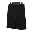 thumbnail image 4 of hopeusnice Men's Solid Color Lounge Sets Loose Loungewear 2Pcs Sweatsuit Comfyfit Workout Sets Casual Fall Lightweight Elastic Waist Drawstring Shorts Pockets Clothing For Male Black S, 4 of 7