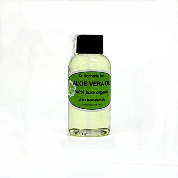 Skin Inc Pure Dr. Adorable - 100% Pure Aloe Vera Oil Organic Cold Pressed Infused Natural Hair Skin - 2 oz ()